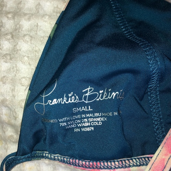 Frankie’s bikinis floral bikini top - Picture 5 of 5